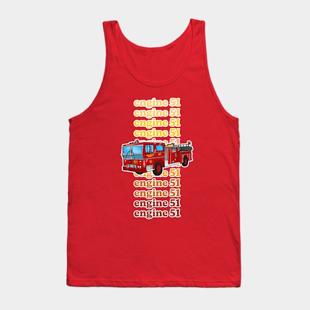 Engine 51 Tank Top by Vandalay Industries